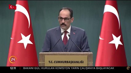 İbrahim Kalın'dan açıklama