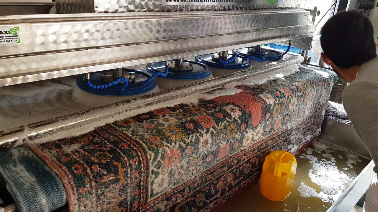 otomatik halı yıkama makinası,halı sıkma makinası maxis