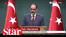 Hükümetten önemli açıklama: Afrin�i bir Kandil haline getirmeye çalışıyorlar