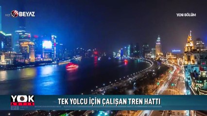 Tek yolcu için çalışan tren hattı
