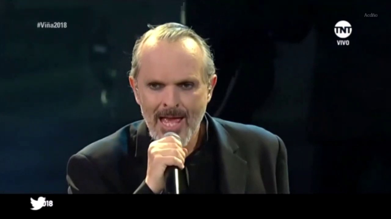 Miguel Bose - Viña Del Mar 2018 (HD) Completo 1a. Parte