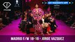 Madrid Fashion Week Fall/Winter 2018-19 - Jorge Vazquez | FashionTV | FTV