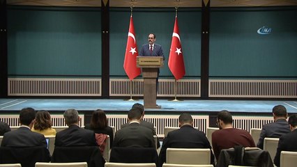 Cumhurbaşkanlığı Sözcüsü Kalın: 'Afrin'e girmeye çalışan 40-50 araçlık konvoyun girme teşebbüsünü gördük, bu topçu atışları ile püskürtüldü'