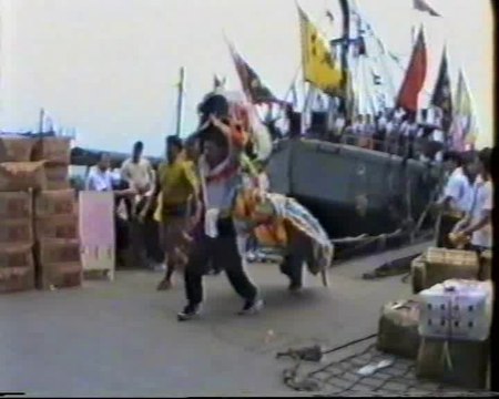 Human Mobile Stage 121B, 1991 & 1992 Tin Hau Festival, Kung Fu Lion Dance