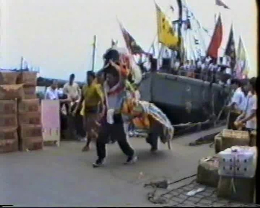 Human Mobile Stage 121B, 1991 & 1992 Tin Hau Festival, Kung Fu Lion Dance