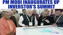 PM Modi inaugurate UP Investors Summit in Lucknow , Watch | Oneindia News