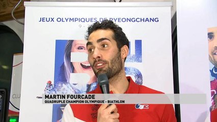 Infosport+ - JO d'hiver: Martin Fourcade prend la parole au Club France
