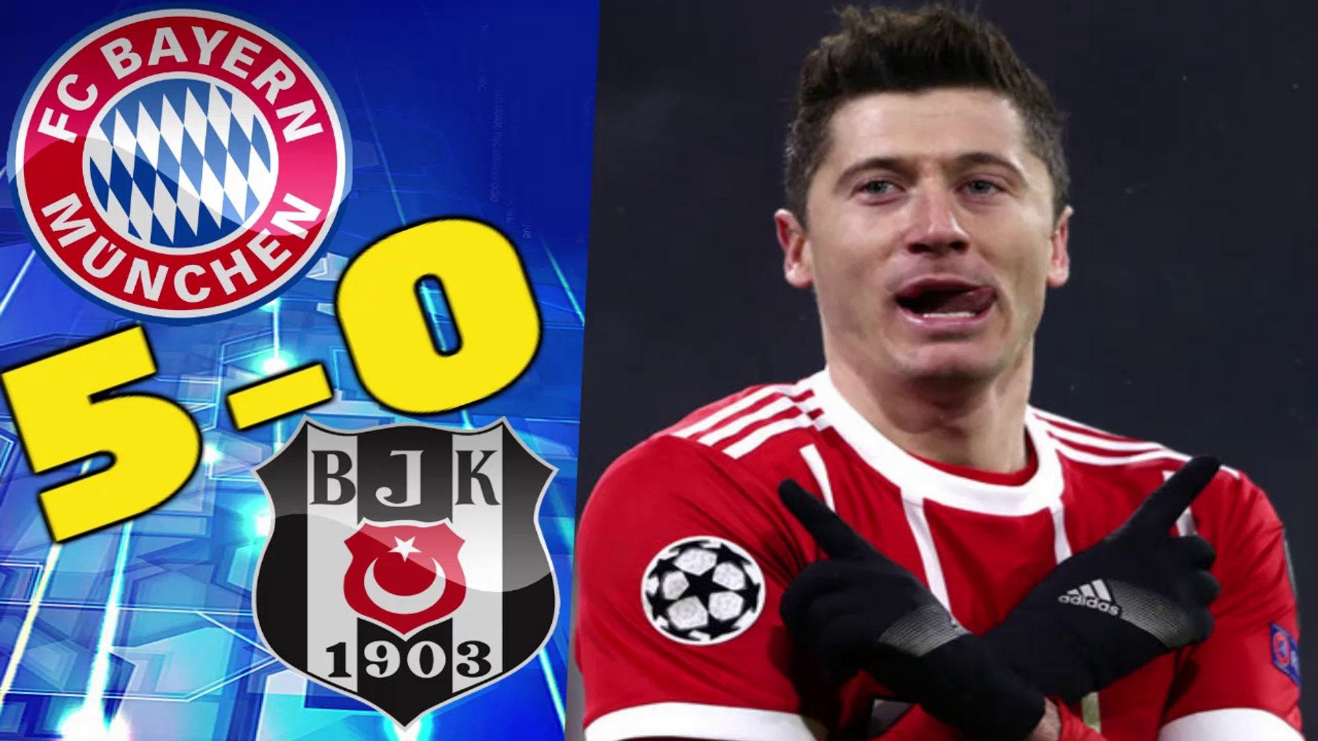 Bayern Munich vs Besiktas 5 - 0 Extended Highlights 20.02.2018 HD - video  Dailymotion