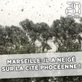 Marseille: Il a neigé sur la cité phocéenne !