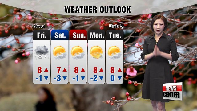 Temperature warms up tomorrow afternoon, snow at night _ 022118