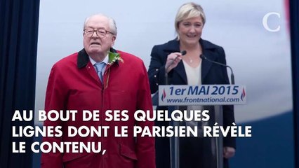 Jean-Marie Le Pen sur sa fille Marine : "J'ai pitié d'elle"