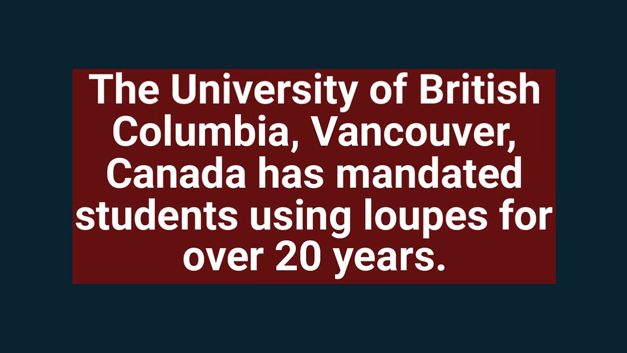 Basic Understanding of Dental Loupes