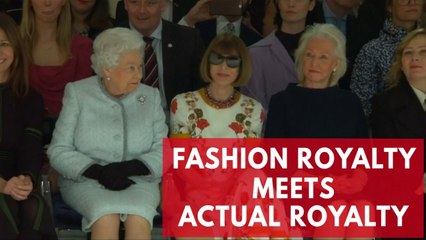 The Queen attends London Fashion Week