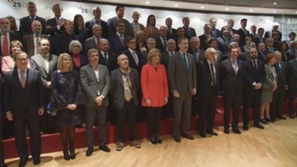 El Rey asiste al pleno del CES con motivo de su 25 aniversario