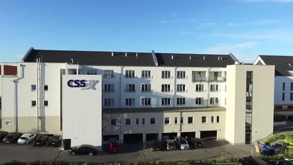 Luftaufnahme der Hauptniederlassung der CSS AG in Künzell bei Fulda