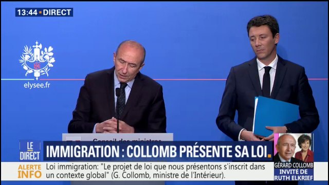 Loi immigration: Nous allons augmenter de 16 à 24 heures la durée de la retenue administrative , déclare Collomb