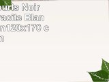 Tapis Moderne Branché Poils Courts Noir Gris Anthracite Blanc Dimension120x170 cm