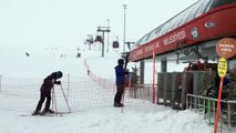 Kayak severlere müjde: Erciyes’te kar sezonu uzadı