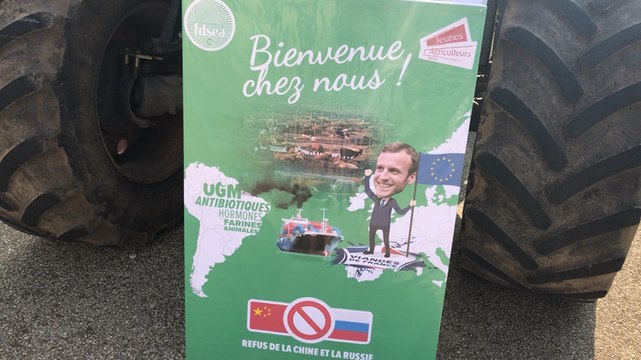 Manifestation des agriculteurs contre le projet d’accord avec le Mercosur