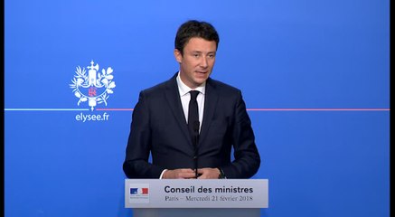 Compte rendu du Conseil des ministres du 21 février 2018