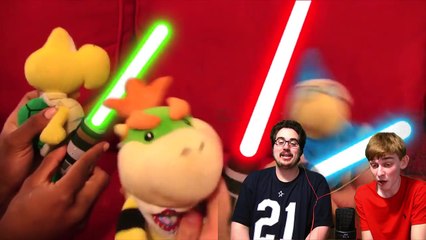 Logan Reacts: Bowser Junior's Lightsaber