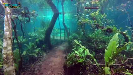 De fortes pluies provoquent l'inondation d'un sentier