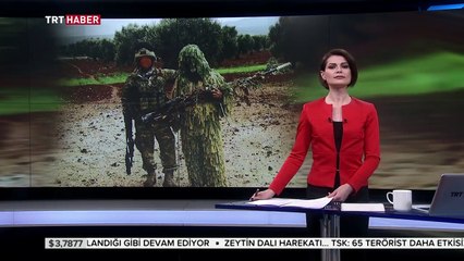 Afrin'de teröristlerden ele geçirilen silahlar ÖSO'da
