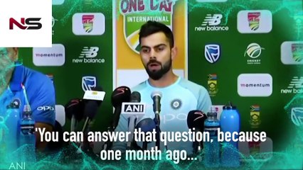VIRAT KOHLI HITS BACK AT REPORTERS