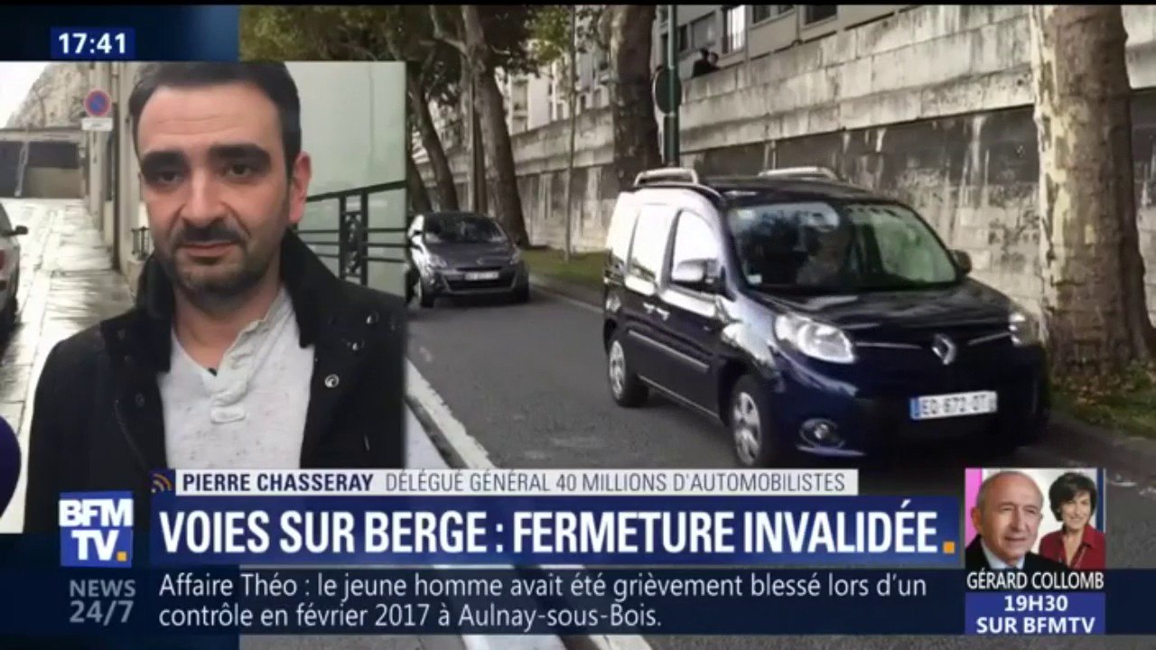 "Les voies sur berges doivent rouvrir au plus vite", réclame l'association 40 millions d'automobilistes