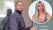 Kanye West looks happy as he's spotted in Calabasas after he and wife Kim Kardashian announce birth of third child via surrogate.