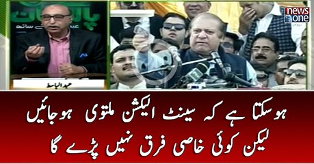 Hosakta Hai Kay Senate Election Delay Hojain, Leiken Koi Khasi Farq Nahi Parega.