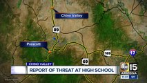 Report of school threat at Chino Valley