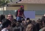 Boca Raton High Schoolers Rally at City Hall for Gun Control