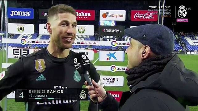Sergio Ramos: Seguiremos luchando por La Liga