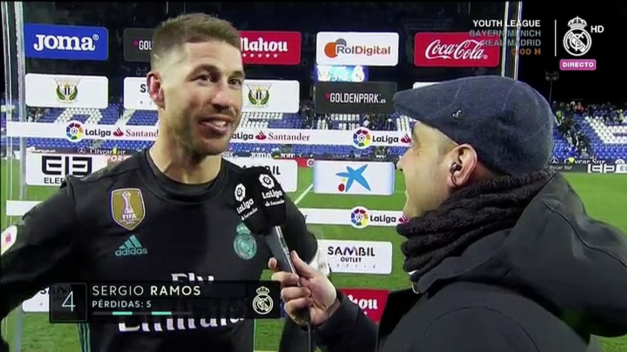 Sergio Ramos: "Seguiremos luchando por La Liga"