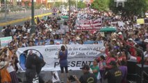 Cientos protestan contra proyecto de ley sobre la leche en Perú