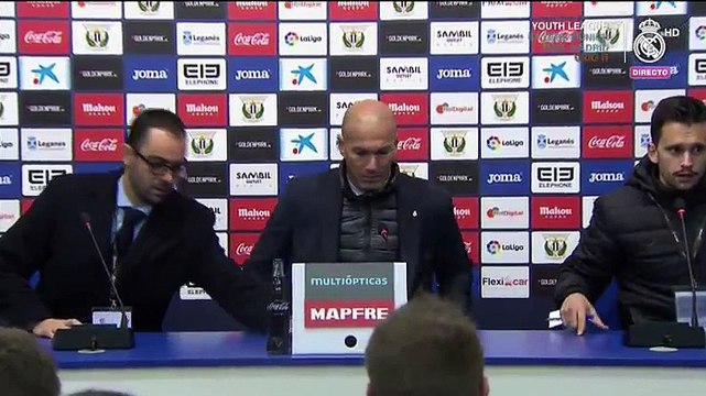 Zidane: Ha sido una temporada difícil, pero las cosas nos están saliendo