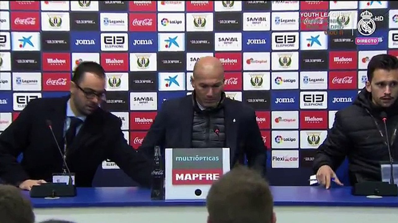 Zidane: "Ha sido una temporada difícil, pero las cosas nos están saliendo"