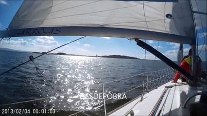 NAVEGANDO POR LA RIA DE AROSA