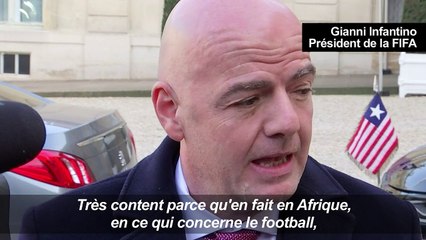 Weah, Mbappé et Drogba à l'Elysée pour le sport en Afrique