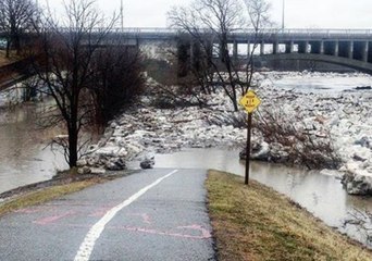 Residents Evacuated in Brantford After Ice Jams Release River Downstream