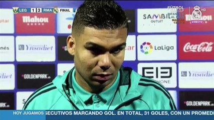Casemiro: "Antes no estábamos tan mal como la gente dice"