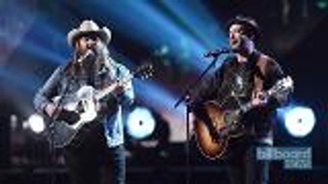 Justin Timberlake Opens 2018 Brit Awards By Bringing Out Chris Stapleton for 'Say Something' | Billboard News
