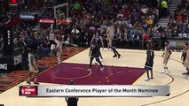 James Nominated for Kia Player of the Month