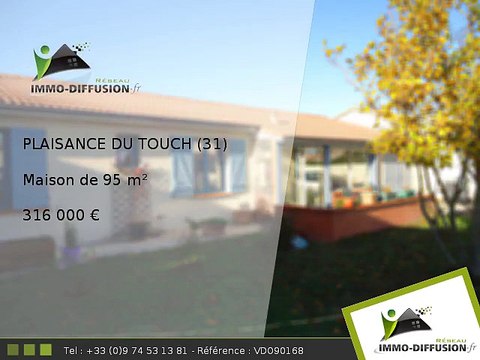 Maison A vendre Plaisance du touch 95m2 - 316 000 Euros