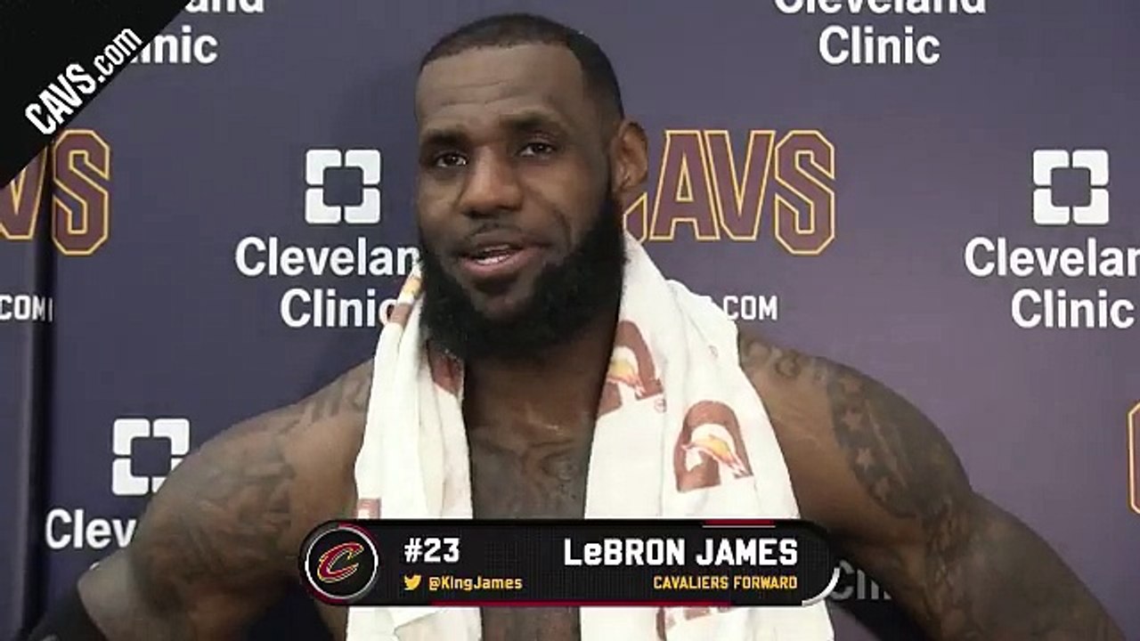 Practice: LeBron James - February 21, 2018
