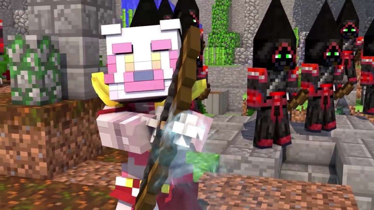 FNAF vs Mobs Lords Mobile Challenge #2 - Minecraft Animation