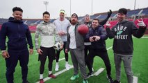 Football vs Soccer Trick Shots _ Dude Perfect - Awesome