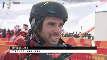 JO 2018 : Ski halfpipe Hommes / Kevin Rolland : "Je suis un peu au fond du trou"