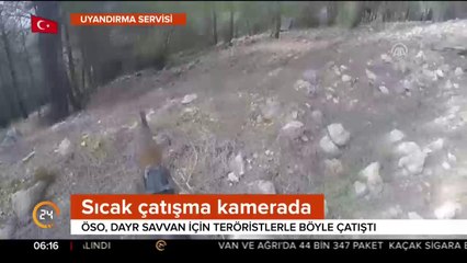Afrin'de sıcak çatışma anları kamerada